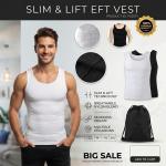 Men’s Slim & Lift Compression Body Shaping Vest – Seamless Posture & Abdominal Support