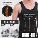 Men’s Slim & Lift Compression Body Shaping Vest – Seamless Posture & Abdominal Support